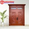 Cửa Thép Vân Gỗ SGD-KM.TVG-2C-12 2 SGD KM.TVG 2C 12