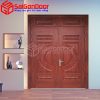 Cửa Thép Vân Gỗ SGD-KM.TVG-2C-17 2 SGD KM.TVG 2C 17