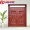 Cửa Thép Vân Gỗ SGD-KM.TVG-2C-6 2 SGD KM.TVG 2C 6
